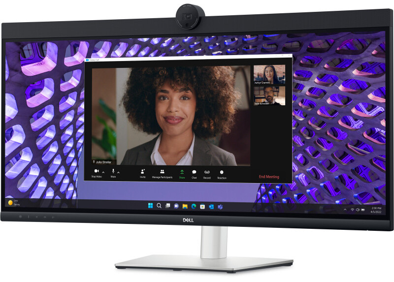 Dell P3424WEB | 34,1" WQHD IPS Curved Monitor (3440x1440) | USB-C | Webcam | Zwart