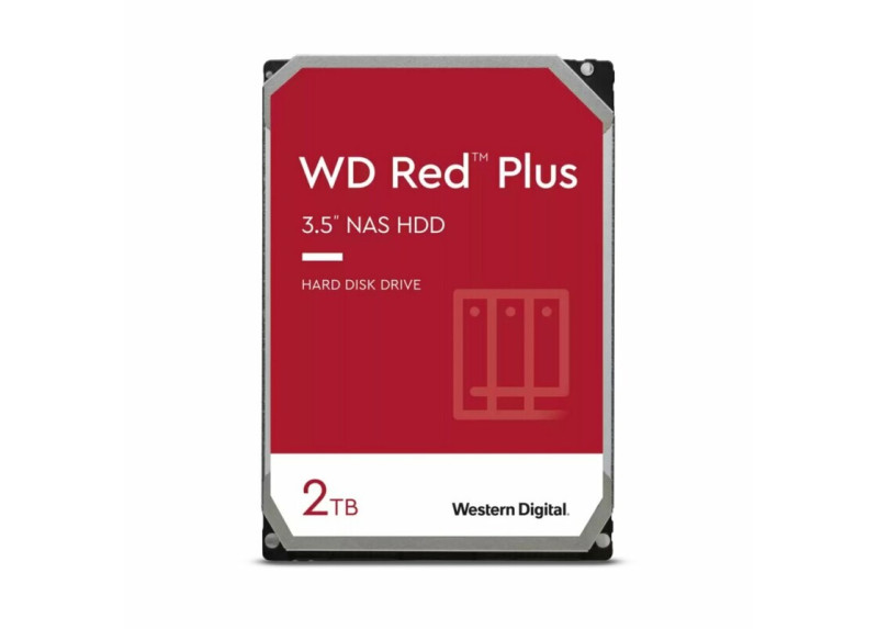 WD Red Plus 2TB | 3.5" HDD | SATA III | 5400RPM | 256MB Cache | NAS | Open Box