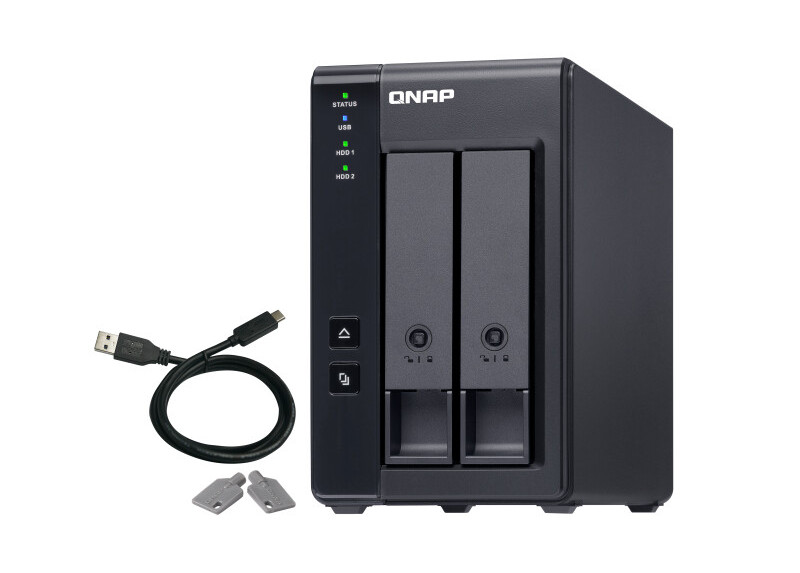 Qnap TR-002 - 2bay uitbreidingsmodule zwart