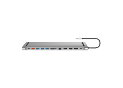 Docking 3xVideo Logilink USB-C, 100W, 4K, 12 Port