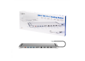 Docking 3xVideo Logilink USB-C, 100W, 4K, 12 Port