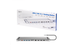 Docking 3xVideo Logilink USB-C, 100W, 4K, 12 Port