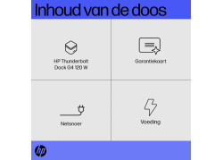 Docking 4xVideo HP G4 Thunderbolt, 120W, 4K, 10 Port