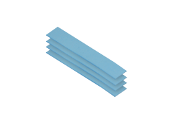 CPU koelpasta Arctic ThermalPad TP-3 120x20mm, 1,0mm 4st