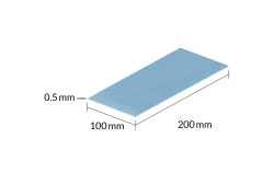 CPU koelpasta Arctic ThermalPad TP-3 200x100mm, 0,5mm 2x