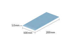 CPU koelpasta Arctic ThermalPad TP-3 200x100mm, 1,0mm 2x