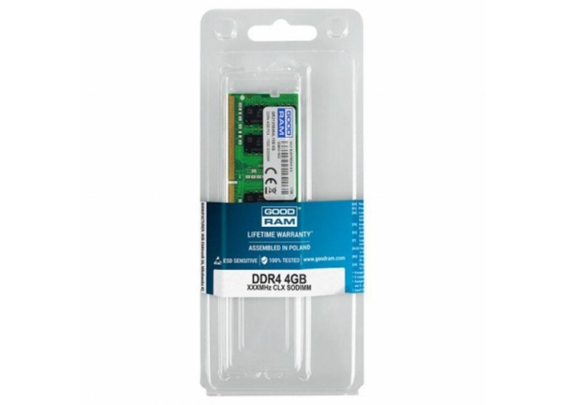 Goodram GR2666S464L19/16G | 16GB DDR4 | 2666 MHz | SODIMM