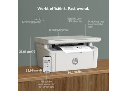 HP LaserJet Pro MFP M140w | All-in-One Laserprinter | A4 | 600 x 600 DPI | Wi-Fi | Zwart/Wit