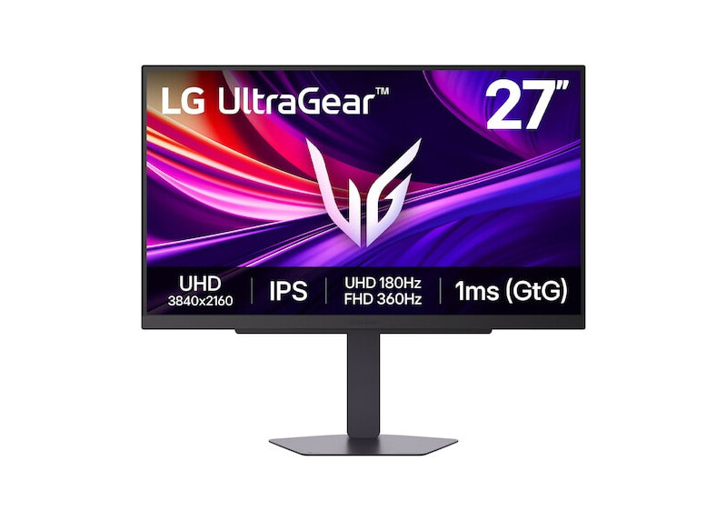 LG UltraGear 27G810A-B | 27" 4K UHD IPS Gaming Monitor | 3840x2160 | 180Hz | 1ms | DisplayHDR 400