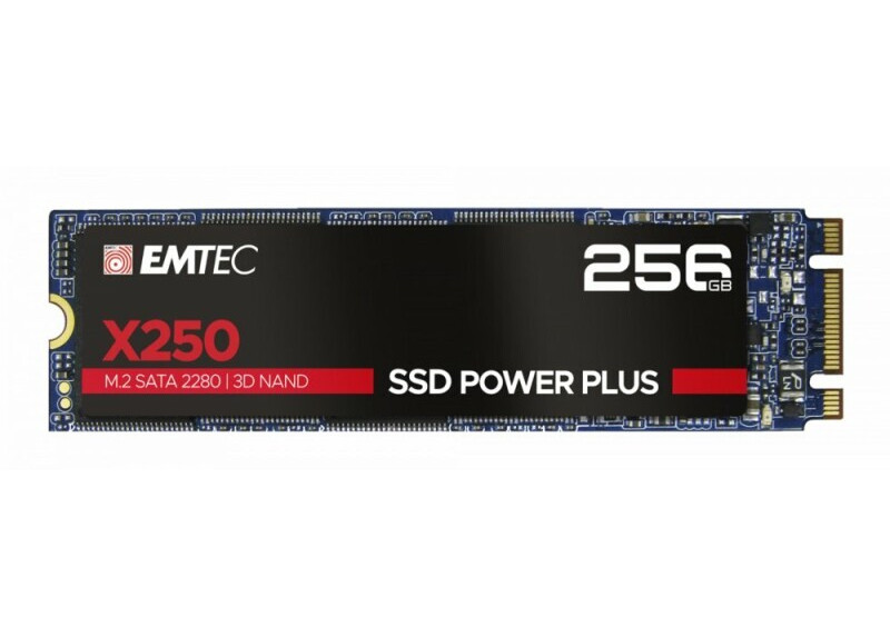 Emtec X250 | M.2 SSD (SATA III) | 256GB | 3D NAND