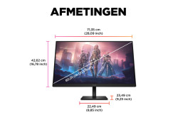 HP Omen 32q 31,5'' | 2560x1440 QHD IPS | 165Hz | 1ms | FreeSync Premium | Gaming Monitor