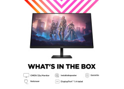 HP Omen 32q 31,5'' | 2560x1440 QHD IPS | 165Hz | 1ms | FreeSync Premium | Gaming Monitor