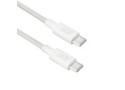 ACT USB 2.0 240W laad- en datakabel USB-C naar USB-C, wit, 1 meter
