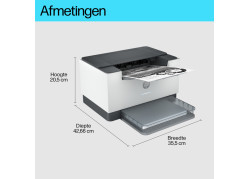 HP LaserJet M207dw MONO / WLAN / LAN / Wit-Zwart