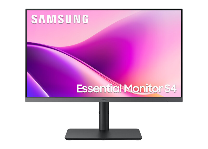 Samsung Essential S4 S43UF | 24" Full HD IPS 100Hz | USB-C Docking Monitor met 90W Power Delivery | Ethernet