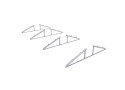 Type 4 - Plat dak montage systeem 15&deg;-->30&deg;/3000mm lengt