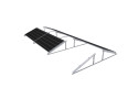 Type 4 - Plat dak montage systeem 15&deg;-->30&deg;/3000mm lengt