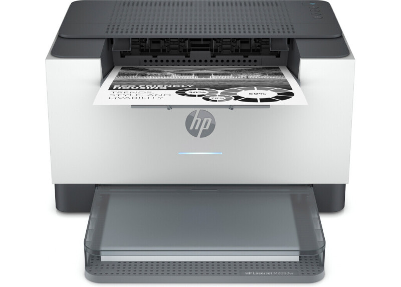 HP LaserJet M209dw MONO / WLAN / LAN / Wit-Zwart