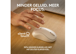 Logitech M240 | Draadloze Bluetooth Muis | Ambidextrous | Compact Reisformaat | Wit