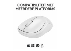 Logitech M240 | Draadloze Bluetooth Muis | Ambidextrous | Compact Reisformaat | Wit