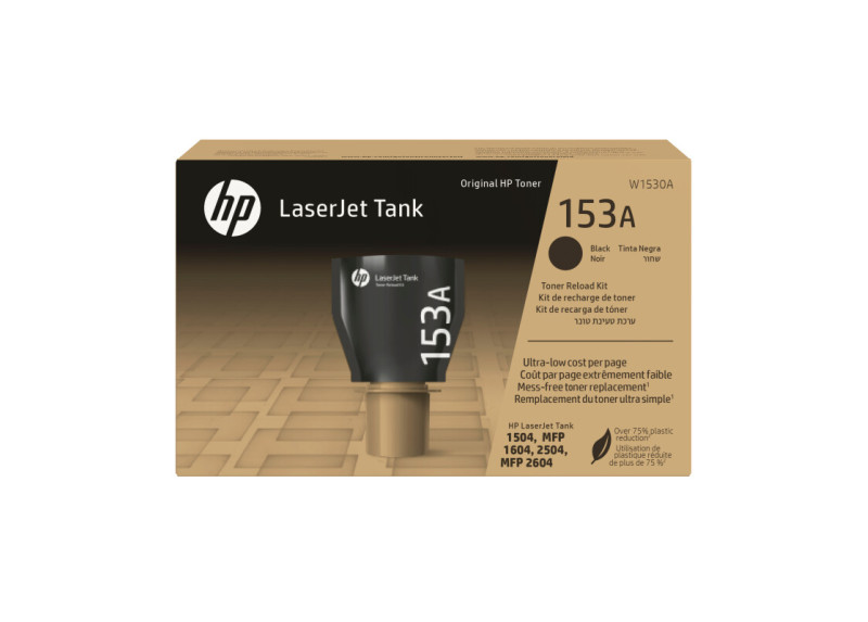 HP No.153A Zwart Navul Kit 2.500 pagina`s (Origineel)