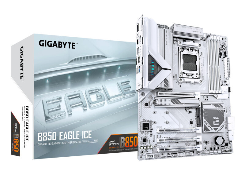 Gigabyte AM5 B850 EAGLE ICE - DDR5/3xM.2/DP/HDMI/ATX