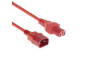 ACT Netsnoer C14 - C15 rood 2,5 m