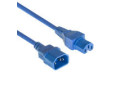ACT Netsnoer C14 - C15 blauw 2,5 m