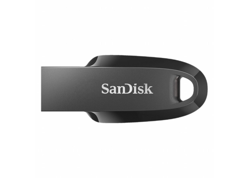 SanDisk Ultra Curve SDCZ550 | USB Stick 512GB | USB 3.2 Gen 1 | Tot 100 MB/s | Zwart