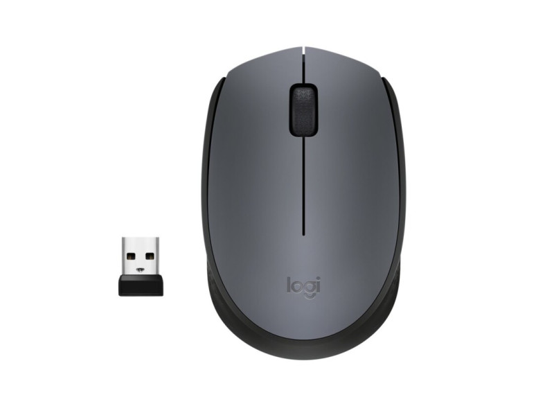 Logitech M170 | Draadloze Muis | Links- en Rechtshandig | RF | 1000 DPI | Grijs | OPEN BOX