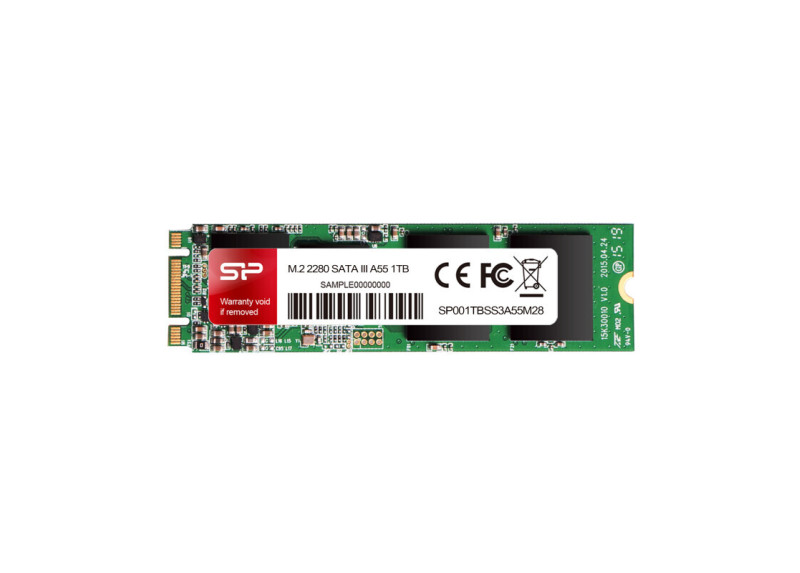 Silicon Power Ace A55 M.2 2280 SSD | 1TB | SATA III | Tot 560 MB/s