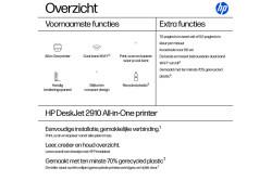 HP DeskJet 2910 | All-in-One Kleurenprinter | Printen, Scannen en Kopiëren | WiFi