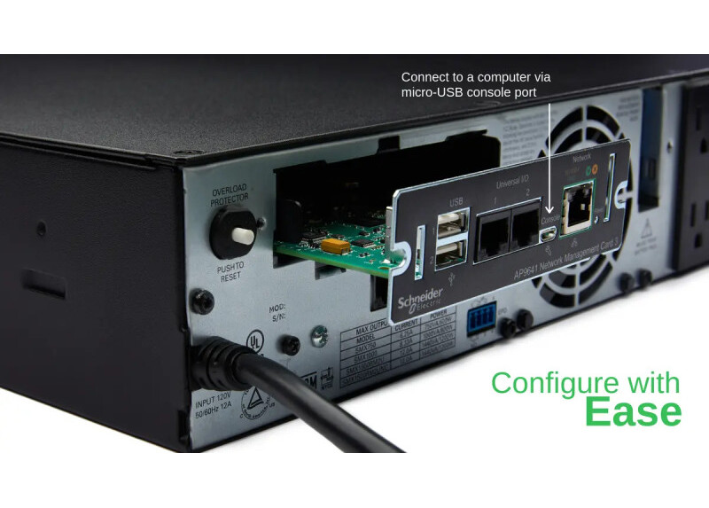 UPS APC AP9641 Smart-UPS Netwerk management kaart 3