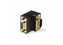 ACT Haakse adapter VGA male naar female