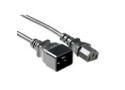 ACT Netsnoer C13 - C20 zwart 2 m