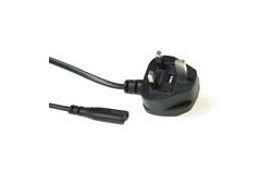 ACT Netsnoer UK connector - C7 zwart 1,8 m