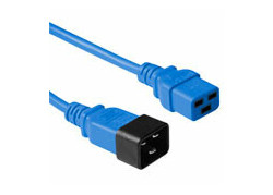 ACT Netsnoer C19 - C20 blauw 3 m