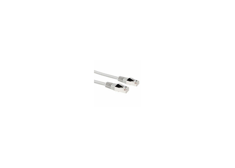 ACT Grijze 0,5 meter LSZH F/UTP CAT5E patchkabel met RJ45 connectoren