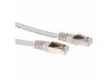 ACT Grijze 15 meter LSZH SFTP CAT6 patchkabel met RJ45 connectoren