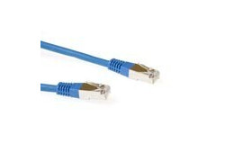 ACT Blauw 30 meter LSZH SFTP CAT6 patchkabel met RJ45 connectoren