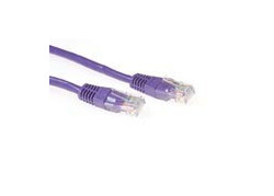 ACT Paarse 15 meter U/UTP CAT6 patchkabel met RJ45 connectoren