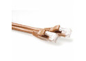ACT Bruine 5 meter U/UTP CAT6A patchkabel snagless met RJ45 connectoren