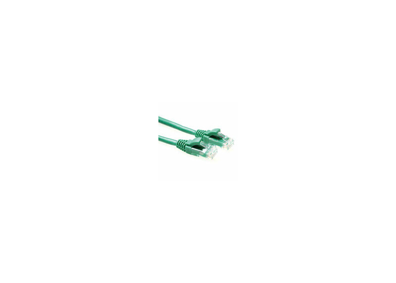ACT Groene 3 meter U/UTP CAT5E patchkabel component level met RJ45 connectoren