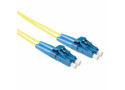 ACT 30 meter LSZH Singlemode 9/125 OS2  short boot glasvezel patchkabel duplex met LC connectoren