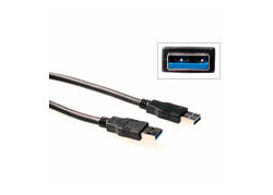 ACT USB 3.0 A male - USB A male  5,00 m