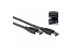 ACT USB 3.0 A male - USB A male  1,00 m