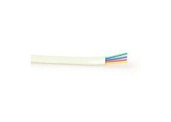 ACT Modulaire kabel 8 aderig wit