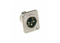 Amphenol 5 polige XLR chassisdeel female in type D