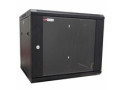 WP Rack Wandbehuizing , 12 HE, 60 cm breed, 63,5cm hoog, 60 cm diep, zwart