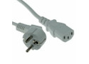 ACT Netsnoer Schuko CEE 7/7 male (haaks) - C13 IEC 60320 wit 1,5 m